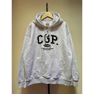 Cool BNWT Embroidery Misty Grey CGP Hoodie Pullover