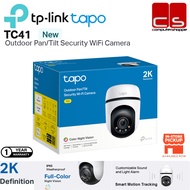 TP-LINK Tapo TC41(Outdoor Pan/Tilt Security WiFi Camera) 2K Resolution 360° Visual Coverage IP65 Wea