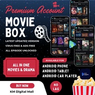 🔥 Movie Box Premium Unlocked 🔥 Android Phone Tablet Car Player 🔥 All in One Movies Drama