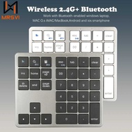Numerical Keypad Numpad Wireless 2.4G Bluetooth Silent Click