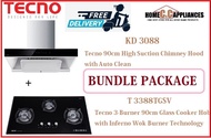 TECNO HOOD AND HOB FOR BUNDLE PACKAGE ( KA 9980 &amp; T 3388TGSV ) / FREE EXPRESS DELIVERY