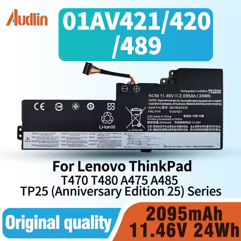 01AV421 Laptop Battery for Lenovo ThinkPad T470 T480 A475 A485 TP25 01AV419 01AV489 SB10K97577 SB10K