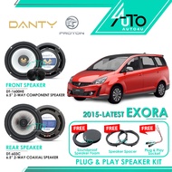 DANTY Speaker PNP PROTON Exora 2015-Present Car Speaker 6.5" 2-Way Component 6.5inch Coaxial Speaker
