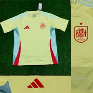 Spain Away Euro 2024 Football Jersey Grade Ori