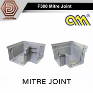 F300 Mitre joint gutter elbow  pvc gutter bend gutter mitre joint palung air pvc