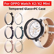 For OPPO Watch X/X2 Case Hard PC Case 2-in-1 Case For Oppo Watch X/Watch X2 Tempered Glass+PC BUmper