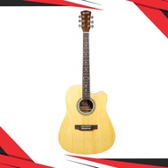 Kazuki kz41c กีตาร์โปร่ง ขนาด 41นิ้ว ฟรีของแถมมากมาย บริการหลังการขายดีเยี่ยม สินค้ารับประกันการขนส่