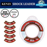 Senar Pancing Kenzi Shock Leader Flourocarbon 20 30 40 50 60 80 lb