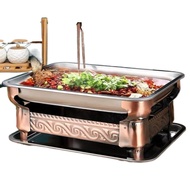 ¤✔✵۩●Grill Charcoal BBQ Grilled Fish Tray Thickened Stainless Steel Grilled Fish Stove Alcohol Stove Commercial Charcoal Grilled Fish Stove Rectangular Household Charcoal Grilled Shelf Grilled