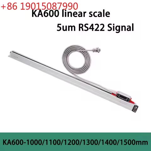 SINO KA-600 1000 1100 1200 1300 1400 1500mm 5micron RS422 DRO Linear Glass Scale KA600 0.005mm Optic