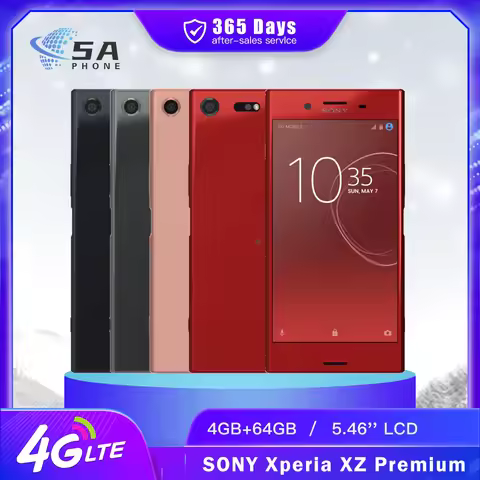 Original Sony Xperia XZ Premium G8141 G8142 SO-04J 4G LTE Mobile Phone 4GB+64GB NFC Snapdragon 835 O