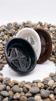 Pot Bonsai Oval 40 BV40 Bonsai Plastik 30 35 Putih Hitam Coklat Jumbo