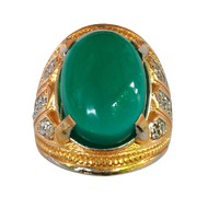 Batu Cincin Akik Bacan Doko Cina Size Kantoran