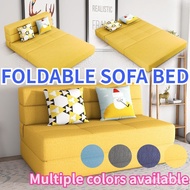 [Removable &amp; Washable] Sofa bed foldable sofa bed Nordic single double foldable mattress folding sofa bed household small sofa bed lazy sofa bed technology cloth couch sofa zlx