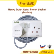 Heavy Duty Double Trailing Extension Socket (SIRIM) ProSMK Power Socket Wayer Socket Outlet