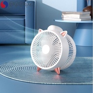 MYROE Table Fan Portable USB Mini Wind Speed Adjust Home Office Air Cooling Fan