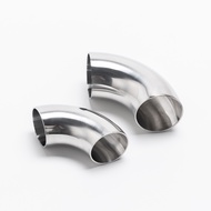 154mm 304 Stainless Steel Sanitary Weld 90 Degree Elbow Pipe Fittings Weld Elbow Stainless Steel Elb
