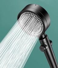 全新🚿黑色花灑頭🚿可調節水流大小