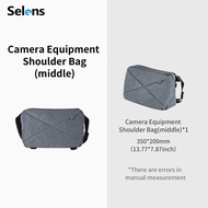 Selens Perlengkapan Kamera กระเป๋าโรงเรียนสะพายไหล่กระเป๋าธุรกิจสำหรับสตูดิโอเดินทาง