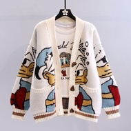 Sweater Jacket for Women - Casual Fall/Winter Thick Knit Sweater