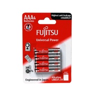 Fujitsu Universal Power Alkaline AAA Battery (4pcs/pkt)