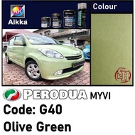 PERODUA MYVI  Olive Green G40 /Aikka Oem Factory Colour