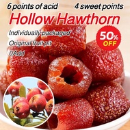 Seedless Hawthorn Halal Ready-to-eat Seedless Preserved Fruits Hollow Hawthorn Balls/ Individual pac