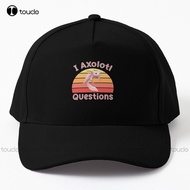 I Axolotl Questions Baseball Cap Graduation Cap Personalized Custom Unisex Adult Teen Youth Summer Baseball Cap Sun Hats Funny