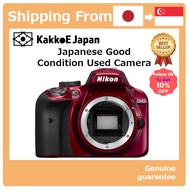 Pre-loved Nikon Digital SLR camera D3400 Body Red D3400rd [日本二手相機]尼康數字SLR攝像頭D3400身體紅色D3400RD [Used C