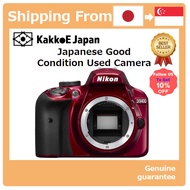 [Used]Nikon Digital SLR camera D3400 Body Red D3400rd [日本二手相機]尼康數字SLR攝像頭D3400身體紅色D3400RD