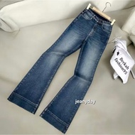 Latest Long Jeans Cln Gombrong Baddie Jean Premium Jens Viral High Waist Baggy Jeans Pants Highwaist