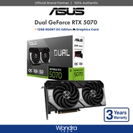 ASUS Dual GeForce RTX 5070 | 12GB GDDR7 | OC Edition | Graphics Card (DUAL-RTX5070-O12G)