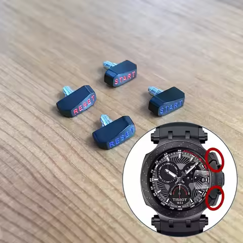 Steel Button Pusher for Tissot T115 T-Sport 2018 43X47.6mm Quartz Watch Parts