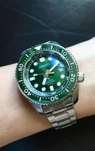 行貨Seiko limited SBDX021 大MM綠面 SLA019，有保養，連原裝迷你氧氣筒電筒