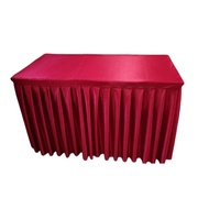 SQUARE TABLE COVER ABUTAY Ruffled Table COVER/ FOR DECORATION square table cloth