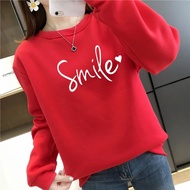 [AMYGO] Sweatshirt Woman Oversized Sweatshirts Women Plus Size Women Lengan Panjang Muslimah Baju Perempuan Lengan Pendek Crop Top