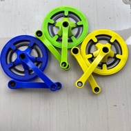 Single crank front gear crank 44t minion fixie folding bike