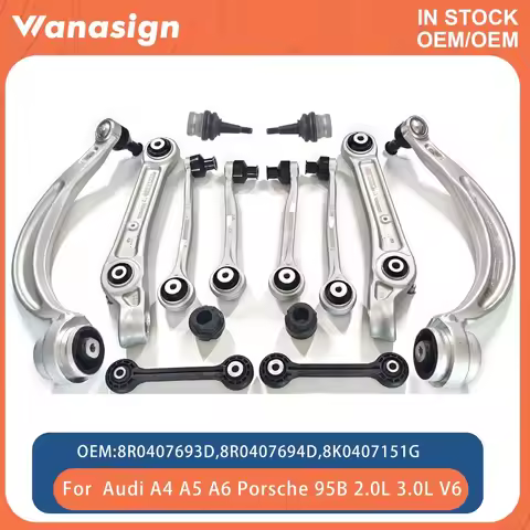 12pcs Front Control Arm Ball Joint Kit For Audi A4 A5 A6 A7 B8 C7 C6 RS6 Porsche Macan 95B 2.0L 3.0L