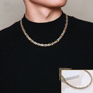 Magnetic Necklace Women Men Chain Gold-color 49cm Health Energy Therapy Arthritis