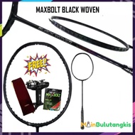 Raket Badminton Maxbolt Black Woven Original