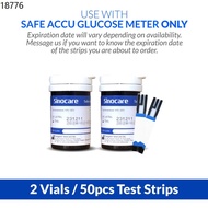 antigen test kit ❁iCare®A50 Safe-Accu Glucose Test Strip (50pcs Test Strip), Sinocare Glucose Test S