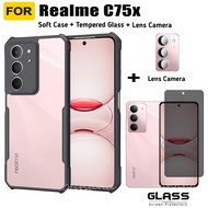 For Realme C75x Shockproof Phone Case Realme C 75X C75 Privacy Tempered Glass Screen Protector
