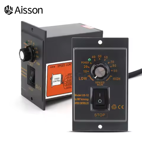 US-52 Motor Speed Controller Pinpoint Regulator Controller Forward & Backward AC 220V 15-400W