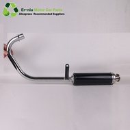 Blue Motorcycle Exhaust Full System Muffler Contact Pipe Slip-On CG125 CG150 CG200 CG 125 150 200