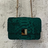 蟒蛇皮包，蛇皮包，蟒蛇皮手拿包