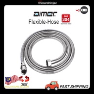TCNGV Aimer AMACC-4415 Stainless Steel Hose Double Interlock Flexible Hose Hand Shower Bidet