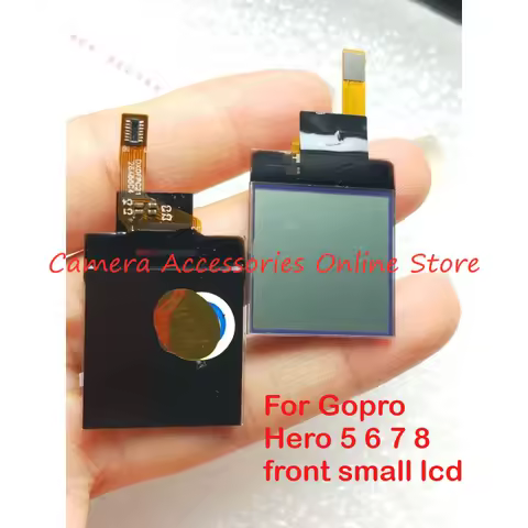 For GoPro Hero 5 ; Hero 6; Hero 7;Hero 8;Hero5;Hero6;Hero7;Hero8 Action camera New Front samll LCD m