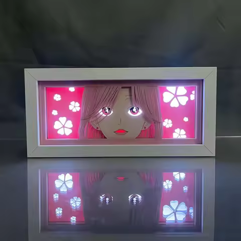 Anime Light Box Nana Komatsu for Children Bedroom Decoration Manga LED Night Light Hachi Paper Cut L