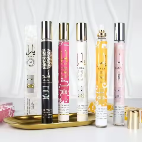 Arabian 9pcs Mix Perfumes 35ML Women Lasting Fragrance Spray Floral Perfume Men Sample Long Lasting 