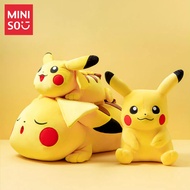 Ready Stock = MINISO MINISO Premium Pokémon Pikachu Doll Pillow Doll Plush Toy Cute Cute Funny Doll